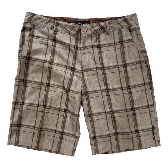 O'Neill Other - O'Neill Flat Front Plaid Casual Shorts Men's 36 Beach Preppy Vacation Outdoors